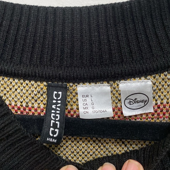 H&M Disney Evil Queen Sweater from Snow White Size L Knit Disney Villain - Picture 2 of 9